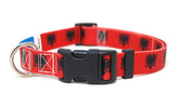 Albania Dog Collar | Buckle or Martingale Style | Albania Dog Collar
